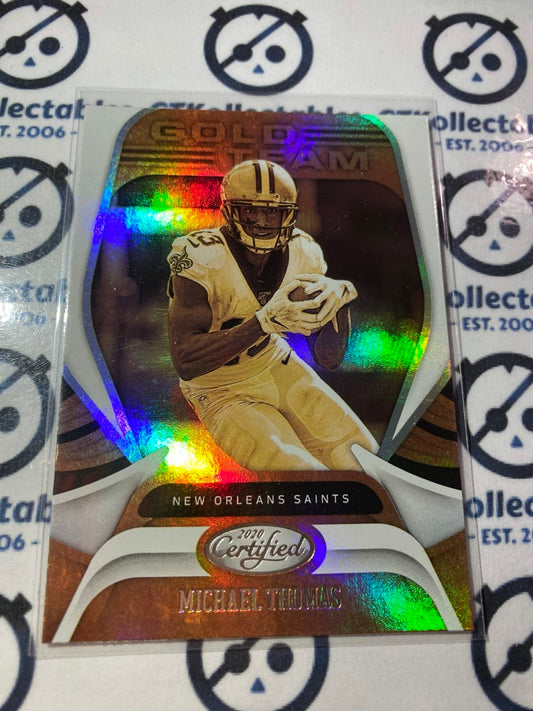 2020 NFL Certified Michael Thomas Gold Team #GT-MT Saints