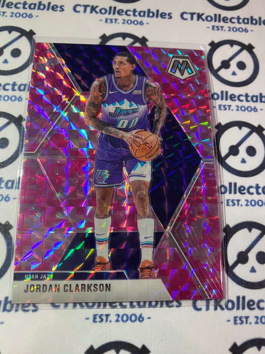 2019-20 Panini Mosaic Jordan Clarkson Pink Prizm #197 Jazz