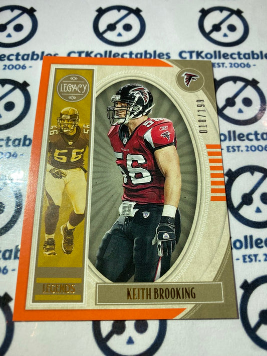 2019 NFL Panini Legacy Keith Brooking Orange #018/199 #108 Falcons