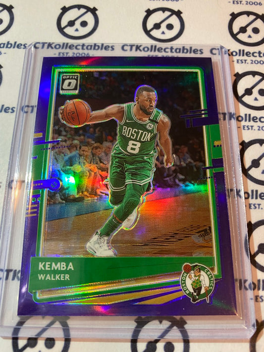 2020-21 NBA Optic Kemba Walker Purple Shock Prizm #95 Celtics