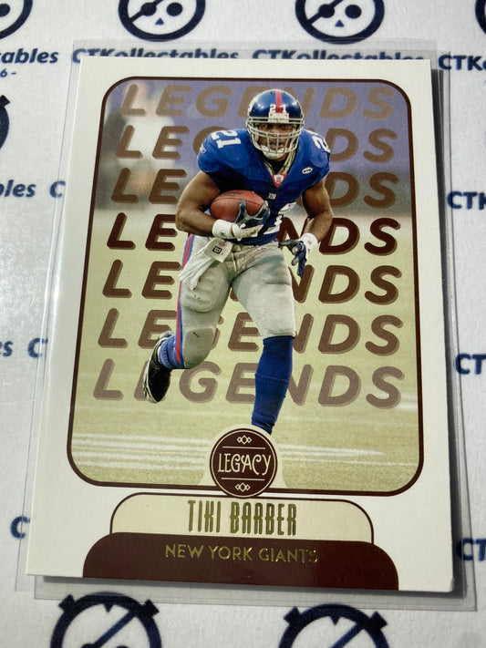 2021 NFL Panini Legacy Tiki Barber Legends #138 Giants