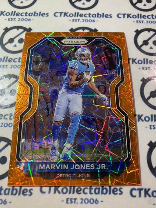 2020 NFL Panini Prizm Marvin Jones Jr. Orange Laser #197 Lions