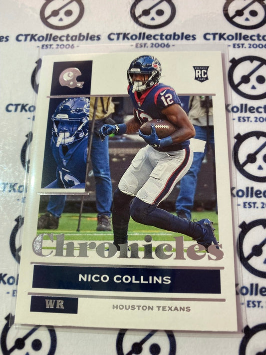 2021 NFL Chronicles Base Nico Collins rookie card RC #35 Texans