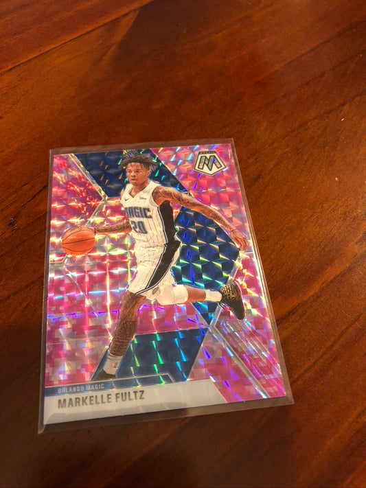 Markelle Fultz Pink Mosaic Prizm #42 2019-20 NBA Mosaic