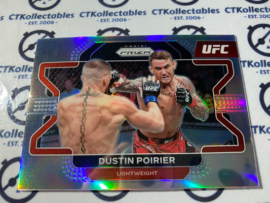 2022 UFC Panini Prizm Dustin Poirier Silver Prizm #21 Lightweight