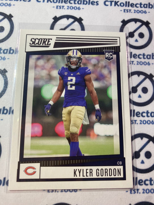 2022 NFL Panini Score Kyler Gordon Rookie Card RC #349 Bears