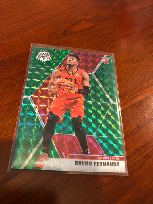 Bruno Fernando Mosaic green RC Prizm #230 2019-20 NBA Mosaic