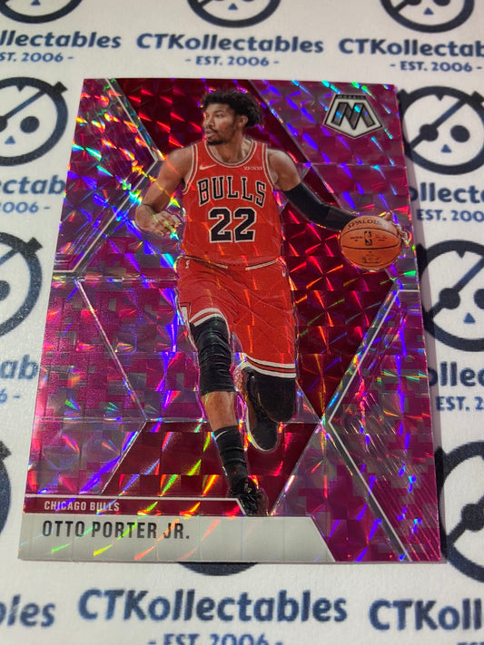 2019-20 Panini Mosaic Otto Porter Jr. Pink Prizm #127 Bulls