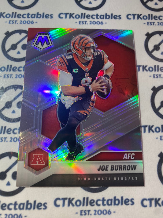 2021 Panini NFL Mosaic Joe Burrow AFC Silver Prizm #226 Bengals