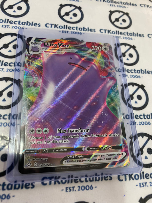 Ditto VMAX 051/072  Ultra Rare Shining Fates Pokemon Card
