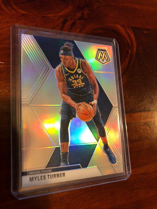 Miles turner Silver prizm #195 2019-20 NBA Mosaic