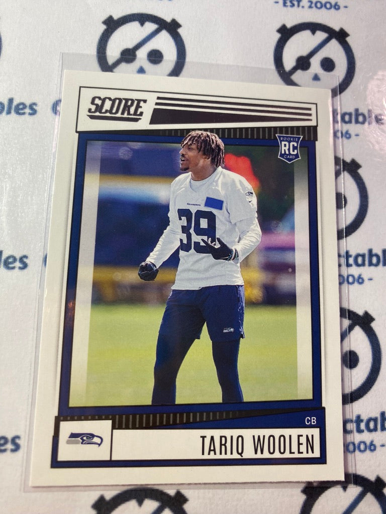 2022 NFL Panini Score Tariq Woolen Rookie Card RC #390 Seahawks