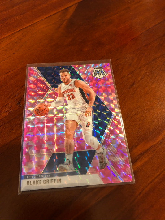 Blake Griffin Pink Mosaic Prizm #37 2019-20 NBA Mosaic