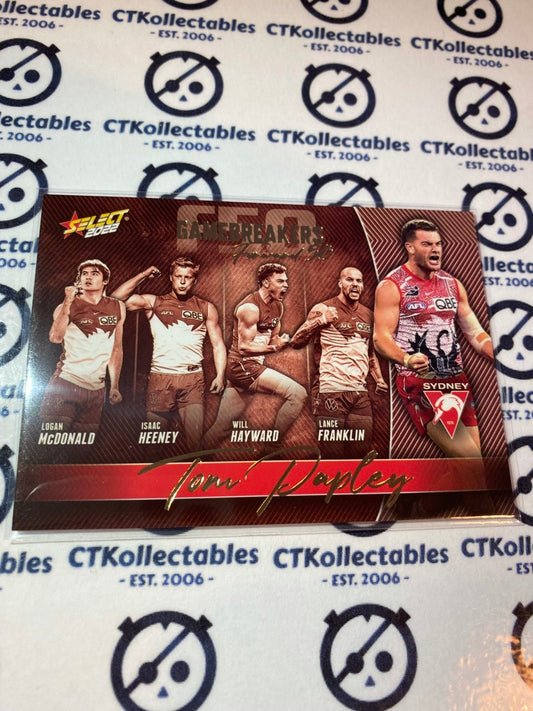 2022 AFL Footy Stars Gamebreakers Forward 50 - Tom Papley GB80