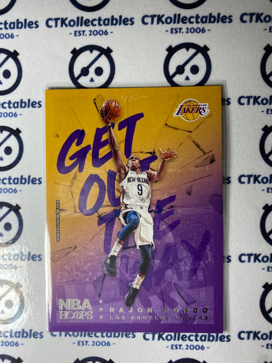 2018-19 PANINI HOOPS Rajon Rondo Get Out The Way GOW-6