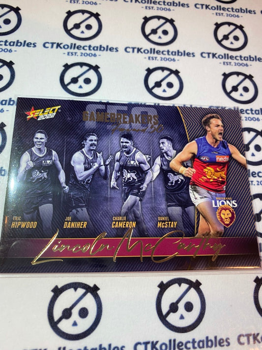 2022 AFL Footy Stars Gamebreakers Forward 50 - Lincoln McCarthy GB9