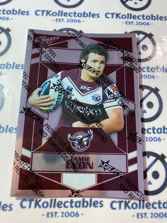 2012 NRL Select Dynasty Silver Parallel #SP72 Jamie Lyon Manly