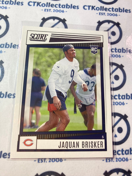 2022 NFL Panini Score Jaqua Brisker Rookie Card RC #365 Bears