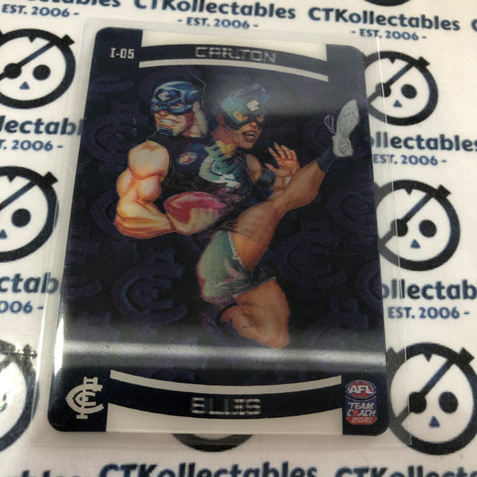 2021 AFL Teamcoach Club Card Carlton Blues 3D Icons I-05
