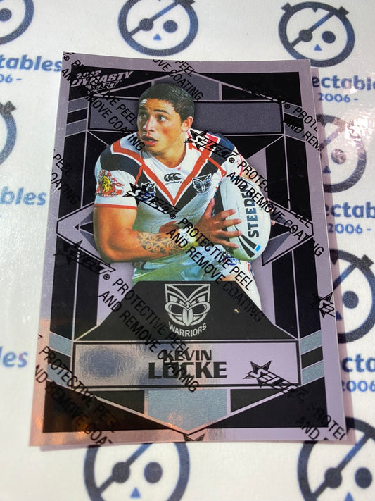 2012 NRL Select Dynasty Silver Parallel #SP176 Kevin Locke Warriors