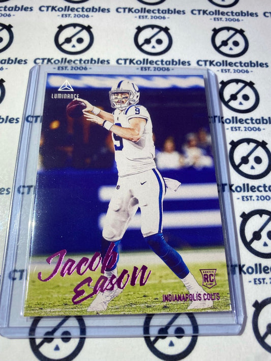 2020 NFL Chronicles Luminance Jacob Eason Pink RC #208 Colts