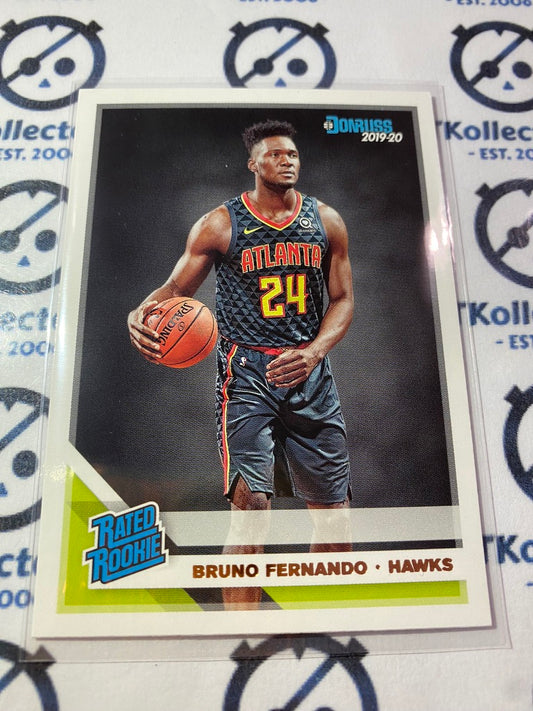 2019-20 NBA Panini Donruss Rated Rookie Bruno Fernando #232 Hawks