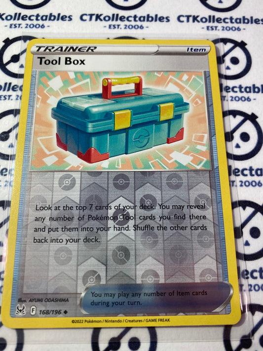 Trainer Tool Box Reverse Holo #168/196 2022 Sword & Shield Lost Origin Pokemon Card