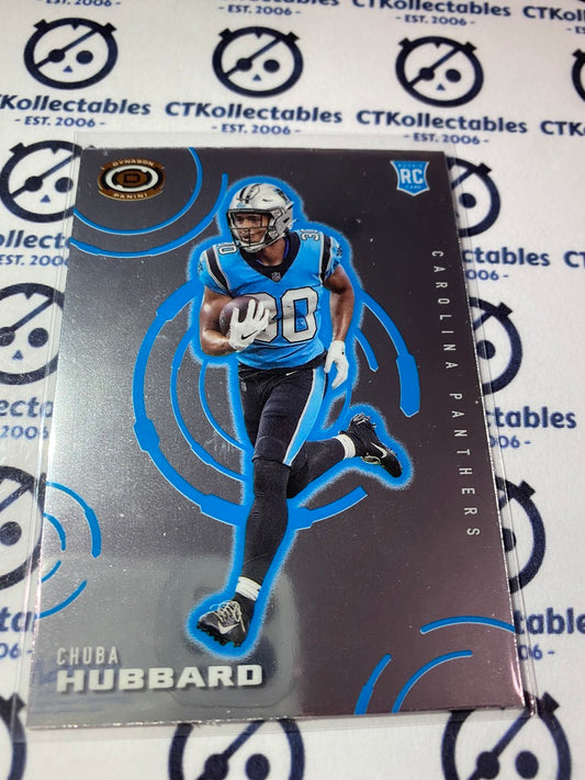 2021 NFL Chronicles Dynagon Chuba Hubbard rookie RC #D-12 Panthers
