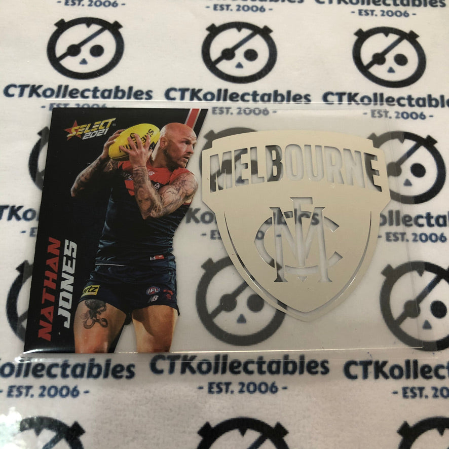 2021 AFL Footy Stars Club Acetate Nathan Jones #CA41 Demons