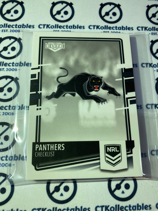 2021 NRL Elite Penrith Panthers base team set