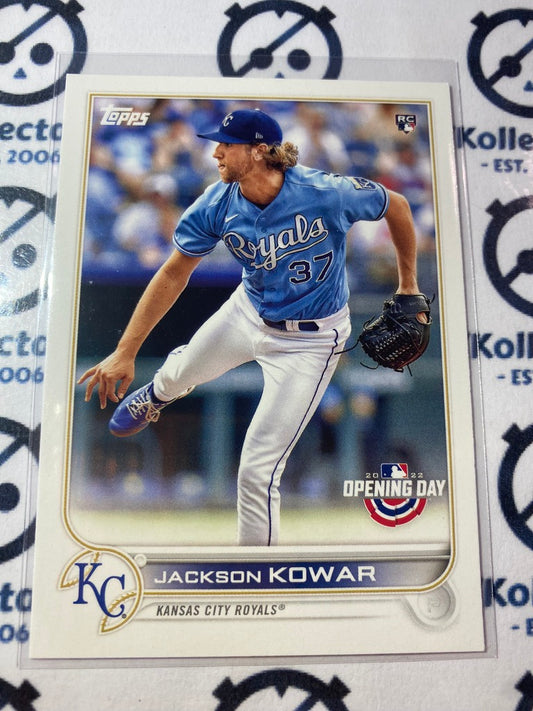 2022 Topps Opening Day Baseball Jackson Kowar Rookie card RC #91 Royals