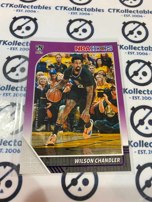 2019-20 NBA Hoops Purple Wilson Chandler #86 Nets