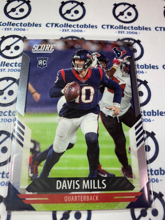 2021 NFL Chronicles Score Davis Mills Rookie RC #418 Texans