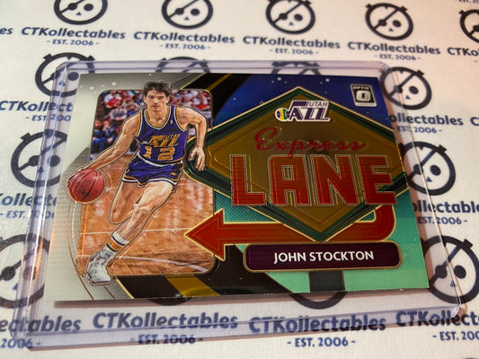 2020-21 NBA Optic John Stockton Express Lane #12 Jazz