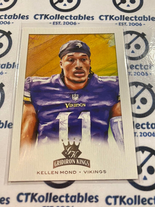 2021 NFL Chronicles Gridiron Kings Kellen Mond Rookie Card #GK-6 Vikings