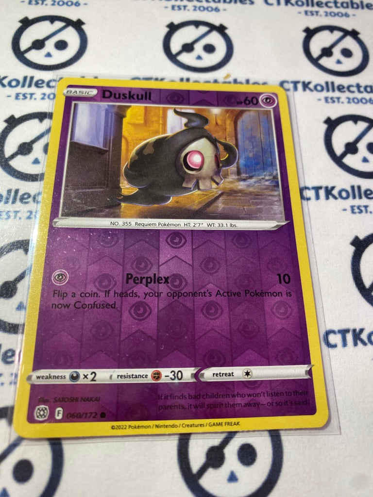 Duskull #060/172 Reverse Holo Pokémon Card Brilliant Stars