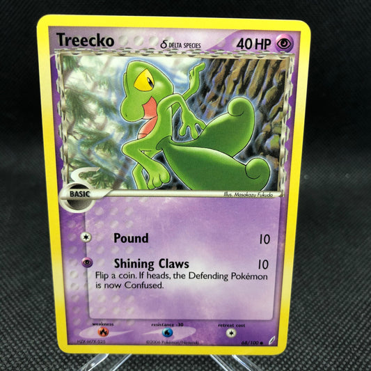 Treecko Delta Species Base #68/100 EX Crystal Guardians Pokemon Card