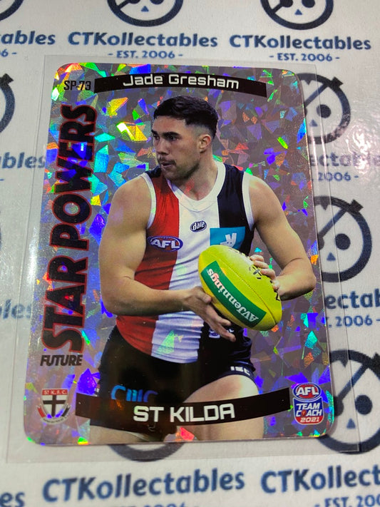 2021 AFL Teamcoach Star Powers Silver SP-73 Jade Gresham Saints