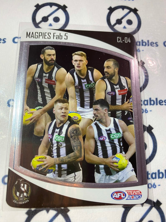 2020 AFL Teamcoach Collingwood Magpies Fab 5 #CL-04