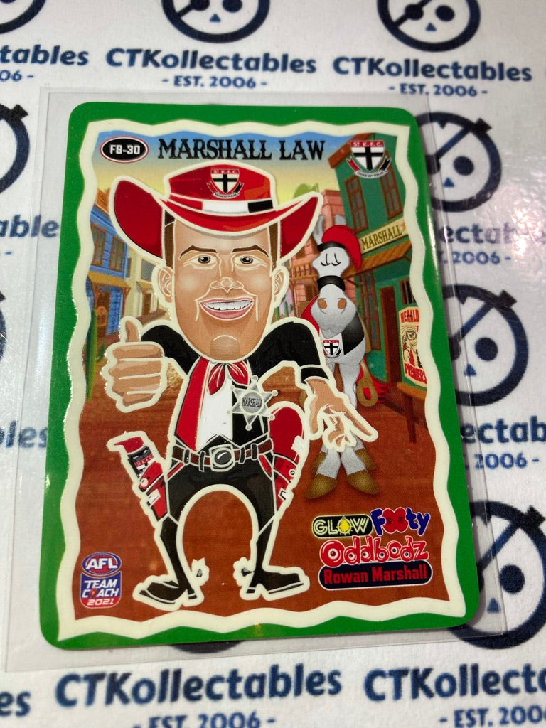 2021 AFL Teamcoach Rowan Marshall Glow Oddbodz FB-30 Saints
