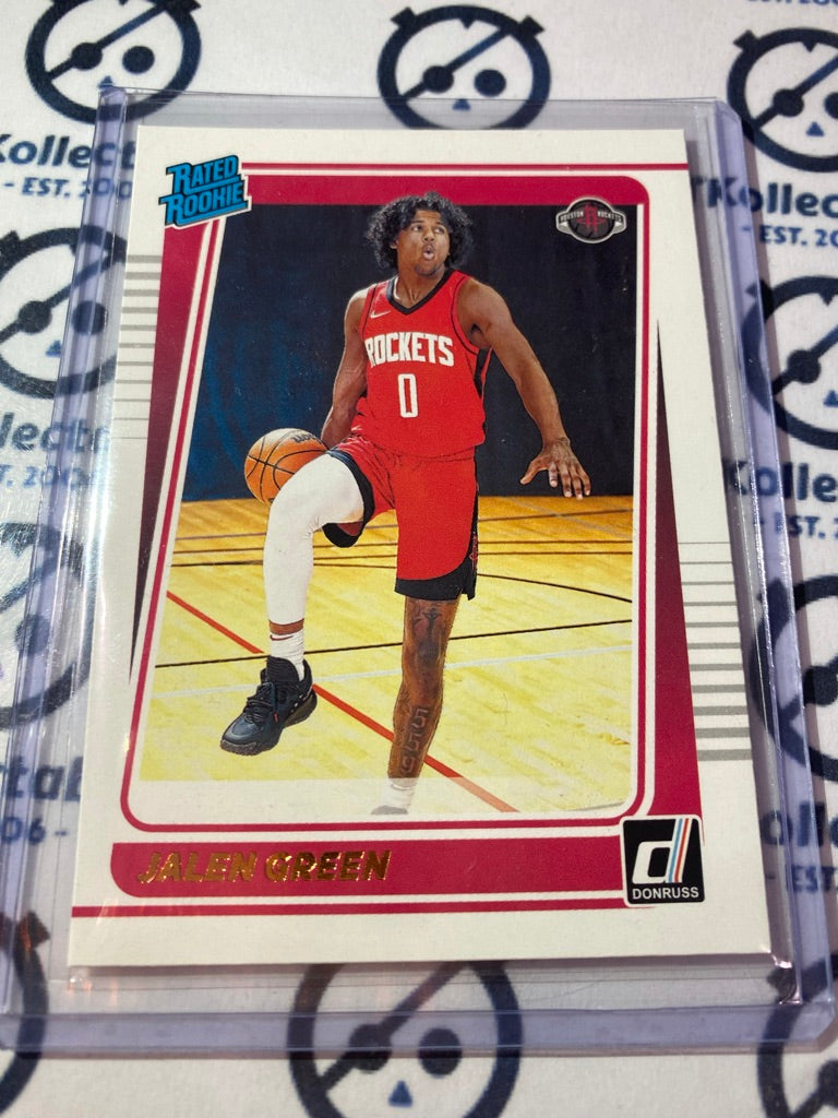 2021-22 NBA Donruss Jalen Green Rated Rookie #209 Rockets