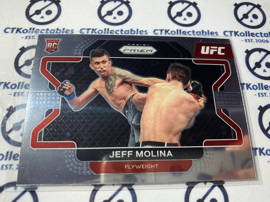 2022 UFC Panini Prizm Jeff Molina RC rookie #53 FlyWeight