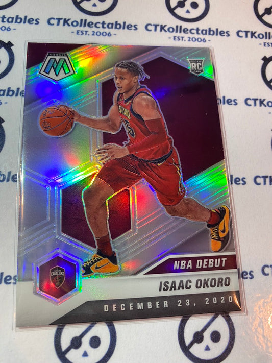 2020-21 NBA Mosaic Silver Prizm Isaac Okoro #271 Cavaliers