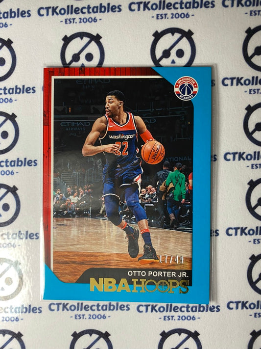 Otto Porter Jr. #17/49 Teal parallel 2018-19 Hoops basketball