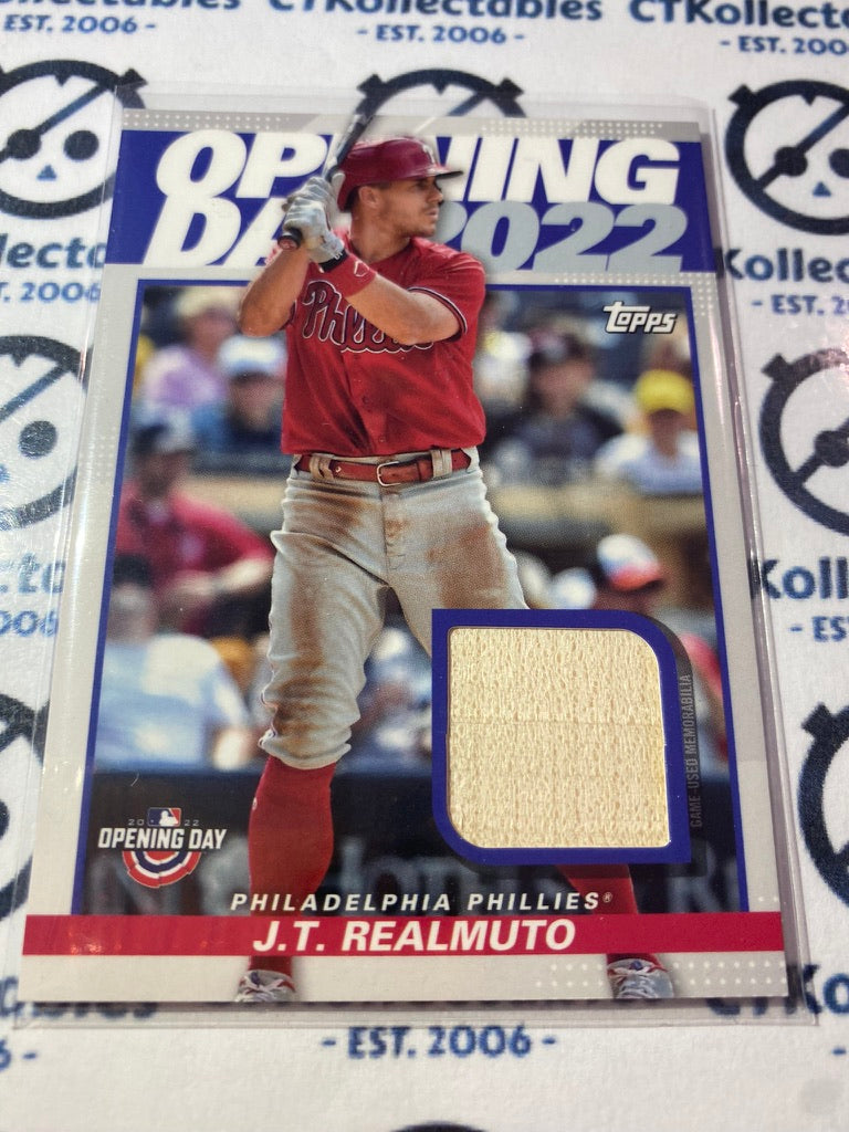 2022 Topps Opening Day Baseball J.T Realmuto Bat Relics #ODR-JR Phillies