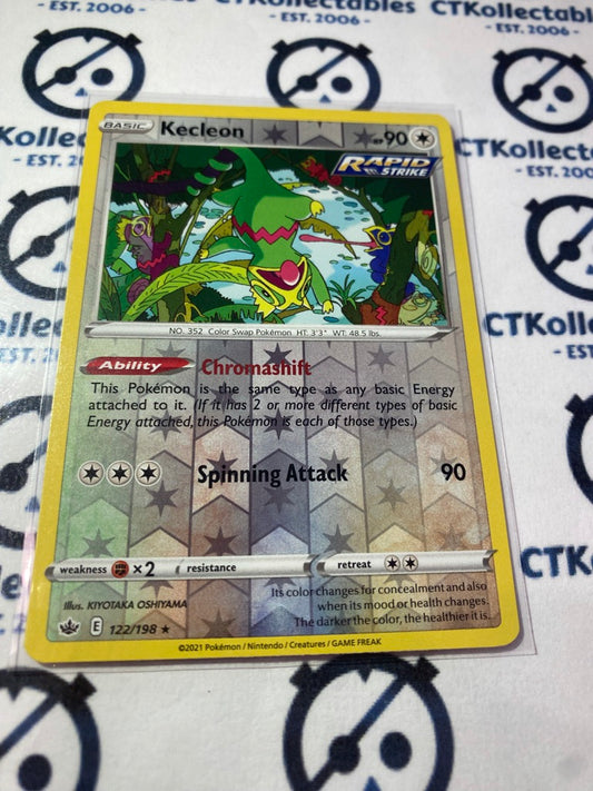 Kecleon Reverse Holo #122/198 Pokémon Card Chilling Reign