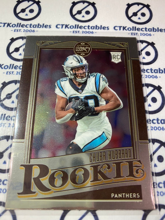 2021 NFL Chronicles Legacy Chuba Hubbard rookie RC #214 Panthers