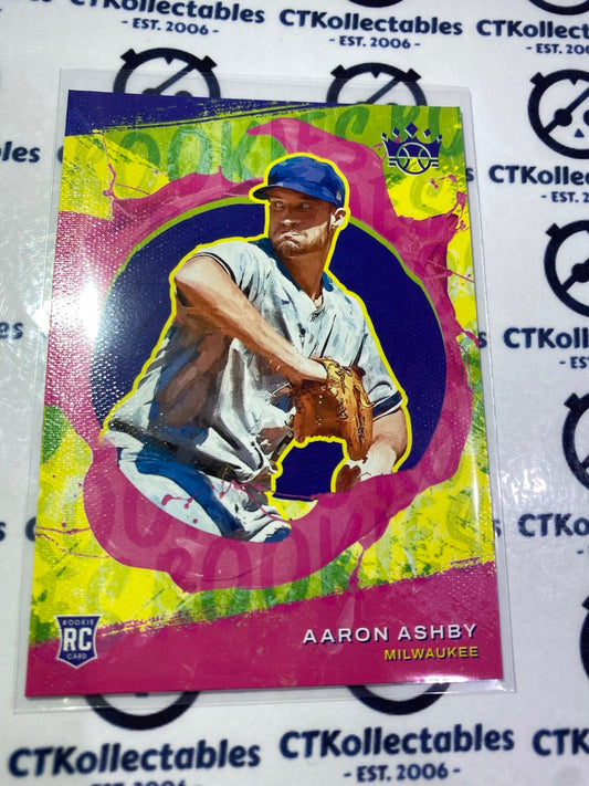 2022 Panini Diamond Kings Baseball Aaron Ashby RC Level II Milwaukee