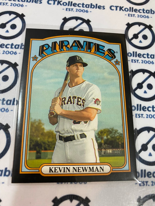 2021 MLB Heritage Black Border Kevin Newman #435 Pirates