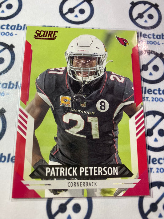 2021 NFL Panini Score Red Parallel Base Patrick Peterson #245 Cardinals